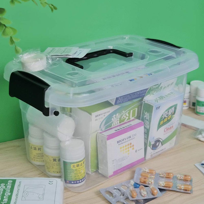 Ramddy 5 Quart Clear Plastic Bins with Lid, Versatile Latching Box with Black Handles, 6 Packs - Image 3